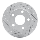 R1 Concepts 1996-2005 Audi A4 Quattro Rear Left Drilled & Slotted Geoperformance Rotor by R1 Concepts 830-74014L