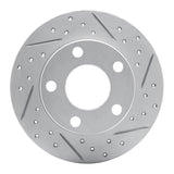 R1 Concepts 1996-2005 Audi A4 Quattro Rear Right Drilled & Slotted Geoperformance Rotor by R1 Concepts 830-74014R
