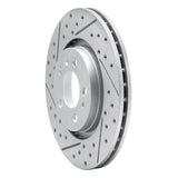 R1 Concepts 1998-2015 Volkswagen Golf Front Left Drilled & Slotted Geoperformance Rotor by R1 Concepts 830-74016L