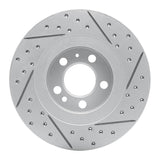 R1 Concepts 1998-2015 Volkswagen Golf Front Left Drilled & Slotted Geoperformance Rotor by R1 Concepts 830-74016L