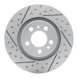 R1 Concepts 1998-2015 Volkswagen Golf Front Left Drilled & Slotted Geoperformance Rotor by R1 Concepts 830-74016L