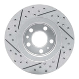 R1 Concepts 1998-2015 Volkswagen Beetle/Jetta Wagon Front Right Drilled & Slotted Geoperformance Rotor by R1 Concepts 830-74016R
