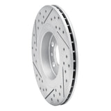 R1 Concepts 1998-2015 Volkswagen Beetle/Jetta Wagon Front Right Drilled & Slotted Geoperformance Rotor by R1 Concepts 830-74016R