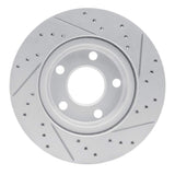 R1 Concepts 1997-2008 Audi A4 (Mexico) Front Left/Rear Left Drilled & Slotted Geoperformance Rotor by R1 Concepts 830-74018L