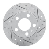 R1 Concepts 1998-2024 Audi TT Rear Right Drilled & Slotted Geoperformance Rotor by R1 Concepts 830-74019R