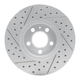 R1 Concepts 1998-2018 Audi A1 (Mexico) Front Right Drilled & Slotted Geoperformance Rotor by R1 Concepts 830-74020R