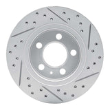 R1 Concepts 2000-2006 Audi TT Quattro Rear Left Drilled & Slotted Geoperformance Rotor by R1 Concepts 830-74022L