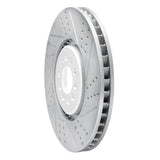 Dynamic Friction 2004-2006 Audi TT Quattro Right Front Drilled & Slotted Geoperformance Rotor by Dynamic Friction Company 830-74025D