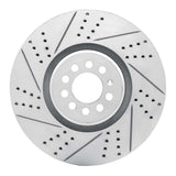 Dynamic Friction 2004-2006 Audi TT Quattro Left Front Drilled & Slotted Geoperformance Rotor by Dynamic Friction Company 830-74026D