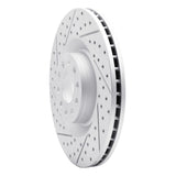 Dynamic Friction 2006-2013 Audi S3 (Mexico) Front Left Drilled & Slotted Geoperformance Rotor by Dynamic Friction Company 830-74029L