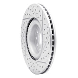 Dynamic Friction 2006-2013 Audi S3 (Mexico) Front Left Drilled & Slotted Geoperformance Rotor by Dynamic Friction Company 830-74029L