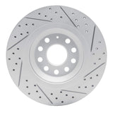 Dynamic Friction 2006-2025 Audi TT Quattro RS Rear Left Drilled & Slotted Geoperformance Rotor by Dynamic Friction Company 830-74030L