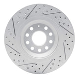 Dynamic Friction 2006-2025 Audi RS Q3 (Mexico) Rear Right Drilled & Slotted Geoperformance Rotor by Dynamic Friction Company 830-74030R