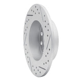 Dynamic Friction 2010-2019 Audi A3 Rear Left Drilled & Slotted Geoperformance Rotor by Dynamic Friction Company 830-74033L