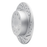 Dynamic Friction 2010-2019 Audi A3 Rear Right Drilled & Slotted Geoperformance Rotor by Dynamic Friction Company 830-74033R