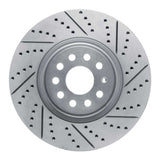 Dynamic Friction 2012-2025 Audi A3 Quattro Front Right Drilled & Slotted Geoperformance Rotor by Dynamic Friction Company 830-74034R