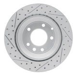 Dynamic Friction 2003-2018 Audi Q7 Rear Right Drilled & Slotted Geoperformance Rotor by Dynamic Friction Company 830-74048R