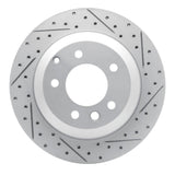 Dynamic Friction 2003-2018 Audi Q7 Rear Right Drilled & Slotted Geoperformance Rotor by Dynamic Friction Company 830-74048R