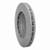 Dynamic Friction 2003-2018 Porsche Cayenne Left Front Drilled & Slotted Geoperformance Rotor by Dynamic Friction Company 830-74050D