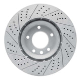 Dynamic Friction 2003-2015 Audi Q7 Right Front Drilled & Slotted Geoperformance Rotor by Dynamic Friction Company 830-74052D