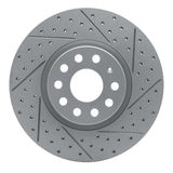 Dynamic Friction 2005-2025 Audi TT Front Right Drilled & Slotted Geoperformance Rotor by Dynamic Friction Company 830-74053R