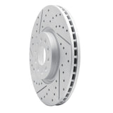 Dynamic Friction 2018-2025 Volkswagen Atlas Front Left Drilled & Slotted Geoperformance Rotor by Dynamic Friction Company 830-74058L
