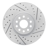 Dynamic Friction 2018-2025 Volkswagen Atlas Front Right Drilled & Slotted Geoperformance Rotor by Dynamic Friction Company 830-74058R
