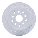 R1 Concepts 2001-2006 Lexus Ls430 Rear Left Drilled & Slotted Geoperformance Rotor by R1 Concepts 830-75010L