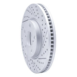 Dynamic Friction 2006-2015 Lexus GS300 Right Front Drilled & Slotted Geoperformance Rotor by Dynamic Friction Company 830-75013D