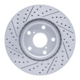 Dynamic Friction 2006-2015 Lexus GS300 Right Front Drilled & Slotted Geoperformance Rotor by Dynamic Friction Company 830-75013D