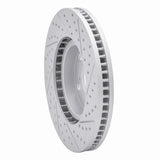 Dynamic Friction 2006-2015 Lexus IS250 Left Front Drilled & Slotted Geoperformance Rotor by Dynamic Friction Company 830-75014D
