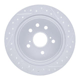 Dynamic Friction 2006-2015 Lexus Is250 Rear Left Drilled & Slotted Geoperformance Rotor by Dynamic Friction Company 830-75016L