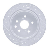 Dynamic Friction 2006-2015 Lexus Is250 Rear Right Drilled & Slotted Geoperformance Rotor by Dynamic Friction Company 830-75016R