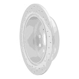 Dynamic Friction 2006-2015 Lexus Is250 Rear Right Drilled & Slotted Geoperformance Rotor by Dynamic Friction Company 830-75016R