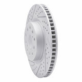 Dynamic Friction 2007-2023 Lexus Ls460 Front Left Drilled & Slotted Geoperformance Rotor by Dynamic Friction Company 830-75017L