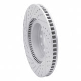 Dynamic Friction 2007-2023 Lexus Ls460 Front Right Drilled & Slotted Geoperformance Rotor by Dynamic Friction Company 830-75017R
