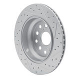 Dynamic Friction 2007-2017 Lexus Ls460 Rear Left Drilled & Slotted Geoperformance Rotor by Dynamic Friction Company 830-75018L