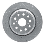 Dynamic Friction 2007-2017 Lexus Ls460 Rear Right Drilled & Slotted Geoperformance Rotor by Dynamic Friction Company 830-75018R