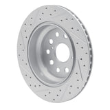 Dynamic Friction 2007-2017 Lexus Ls460 Rear Right Drilled & Slotted Geoperformance Rotor by Dynamic Friction Company 830-75018R