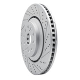 Dynamic Friction 2007-2023 Lexus Ls500 Right Front Drilled & Slotted Geoperformance Rotor by Dynamic Friction Company 830-75020D