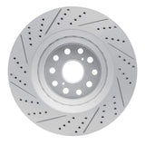 Dynamic Friction 2007-2023 Lexus Ls500 Right Front Drilled & Slotted Geoperformance Rotor by Dynamic Friction Company 830-75020D