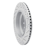 Dynamic Friction 2007-2017 Lexus Ls600H Left Rear Drilled & Slotted Geoperformance Rotor by Dynamic Friction Company 830-75021D