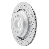 Dynamic Friction 2007-2017 Lexus Ls600H Right Rear Drilled & Slotted Geoperformance Rotor by Dynamic Friction Company 830-75022D