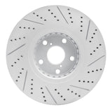 Dynamic Friction 2007-2011 Lexus GS350 Left Front Drilled & Slotted Geoperformance Rotor by Dynamic Friction Company 830-75023D