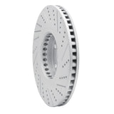 Dynamic Friction 2007-2011 Lexus GS350 Left Front Drilled & Slotted Geoperformance Rotor by Dynamic Friction Company 830-75023D