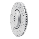 Dynamic Friction 2007-2011 Lexus GS350 Right Front Drilled & Slotted Geoperformance Rotor by Dynamic Friction Company 830-75024D