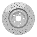 Dynamic Friction 2009-2011 Lexus Is350 Left Front Drilled & Slotted Geoperformance Rotor by Dynamic Friction Company 830-75027D