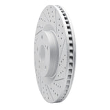 Dynamic Friction 2009-2011 Lexus Gs450H Right Front Drilled & Slotted Geoperformance Rotor by Dynamic Friction Company 830-75028D