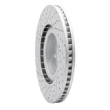 Dynamic Friction 2009-2011 Lexus Gs450H Right Front Drilled & Slotted Geoperformance Rotor by Dynamic Friction Company 830-75028D