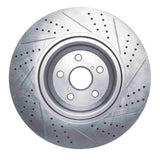 Dynamic Friction 2010-2017 Lexus Ls460 Left Front Drilled & Slotted Geoperformance Rotor by Dynamic Friction Company 830-75030D